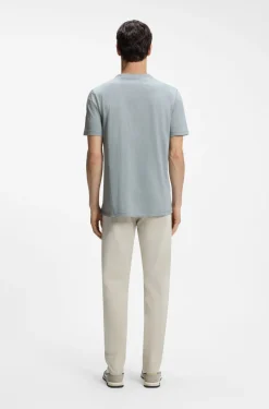 Cotton-jersey T-shirt with logo detail