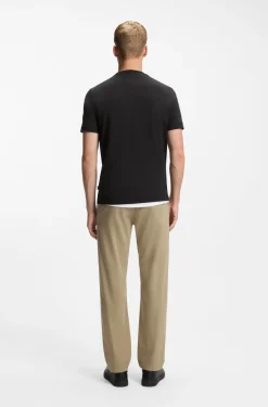 Cotton-jersey T-shirt with logo artwork