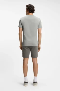 Cotton-jersey T-shirt with logo patch