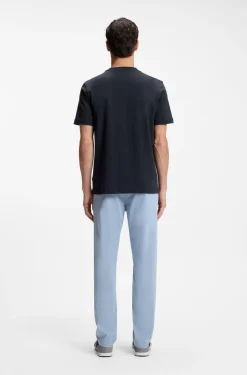 Cotton-jersey T-shirt with printed artwork