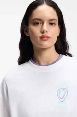 Cotton-jersey T-shirt with printed artwork