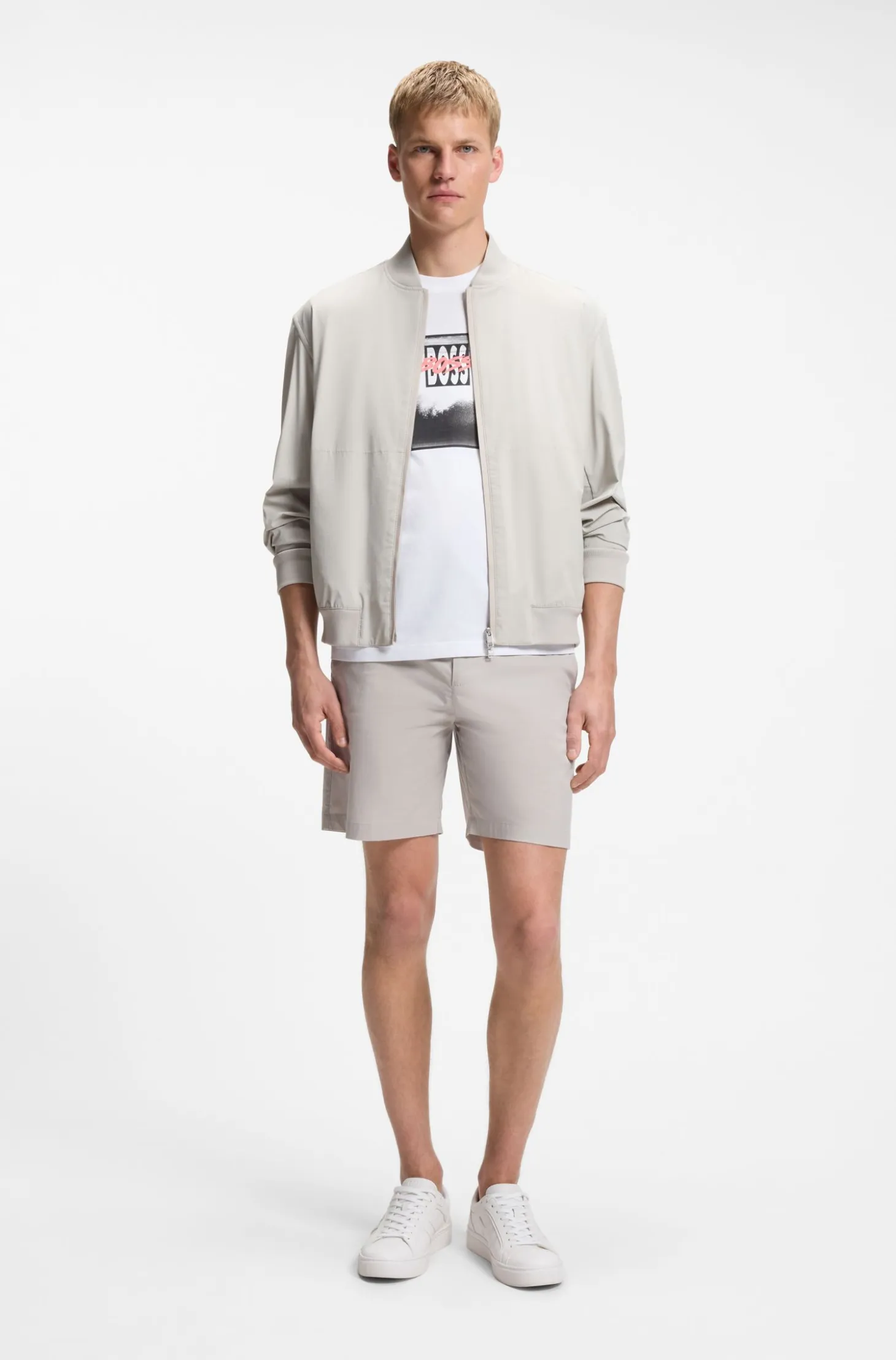 Cotton-jersey T-shirt with printed artwork