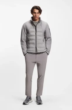Cotton sweater with contrast logo