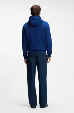 Cotton-terry hoodie with logo print