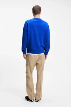 Cotton-terry sweatshirt with logo artwork