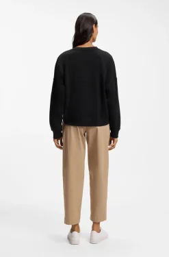 Cotton-terry sweatshirt with handwritten logo
