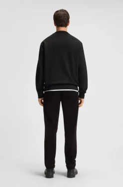 Cotton-terry sweatshirt with logo print
