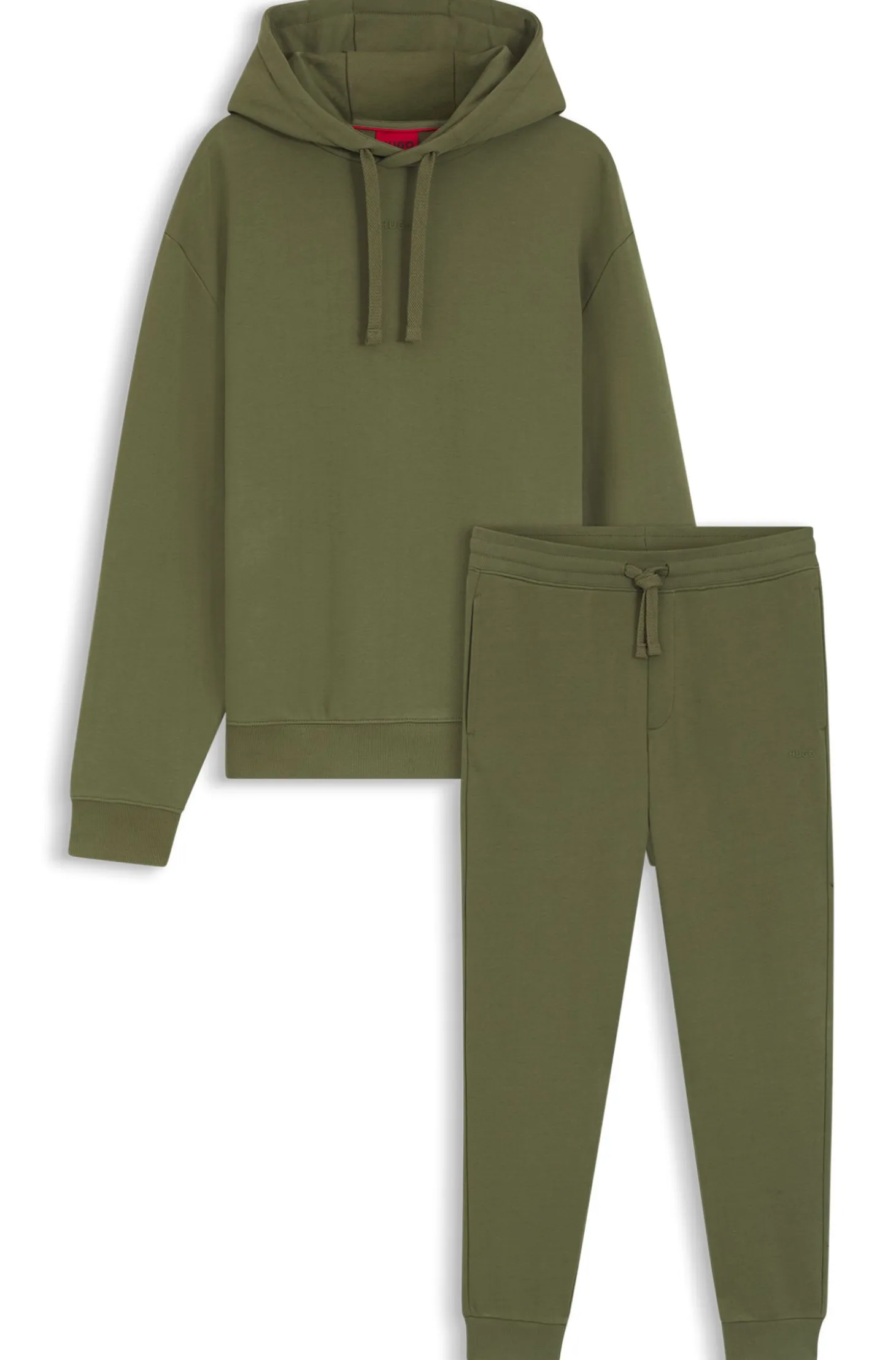 Cotton tracksuit set in a relaxed fit with logo