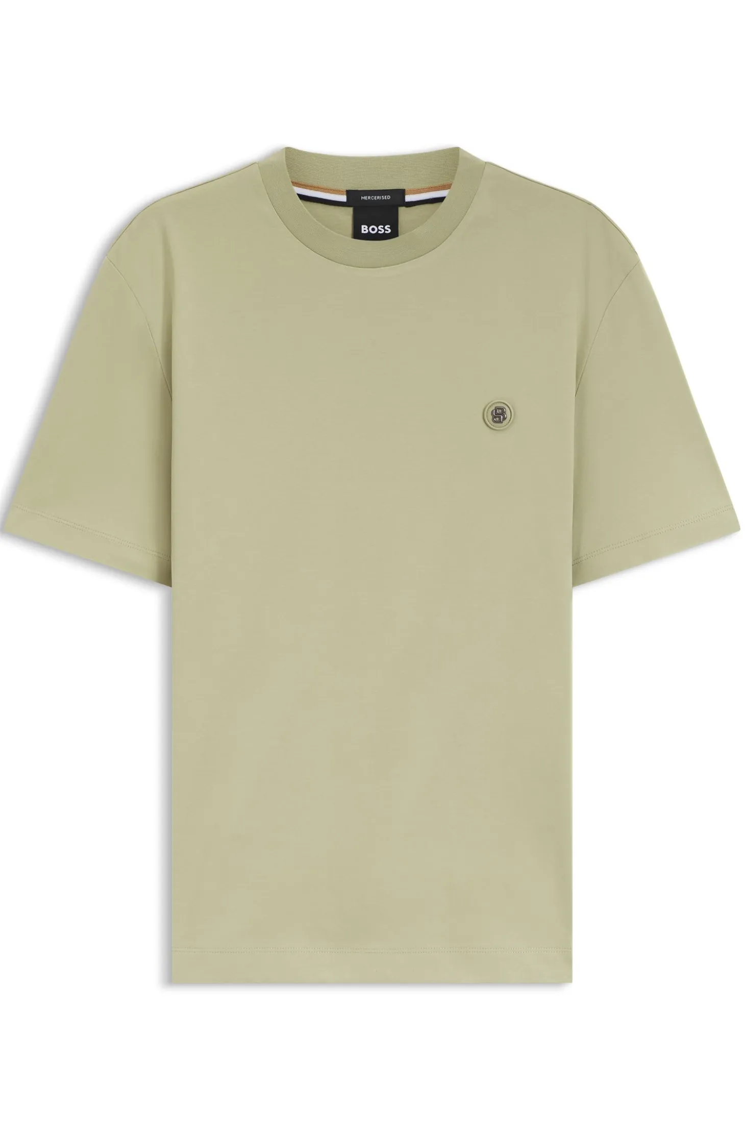 Cotton T-shirt with Double-B-monogram badge