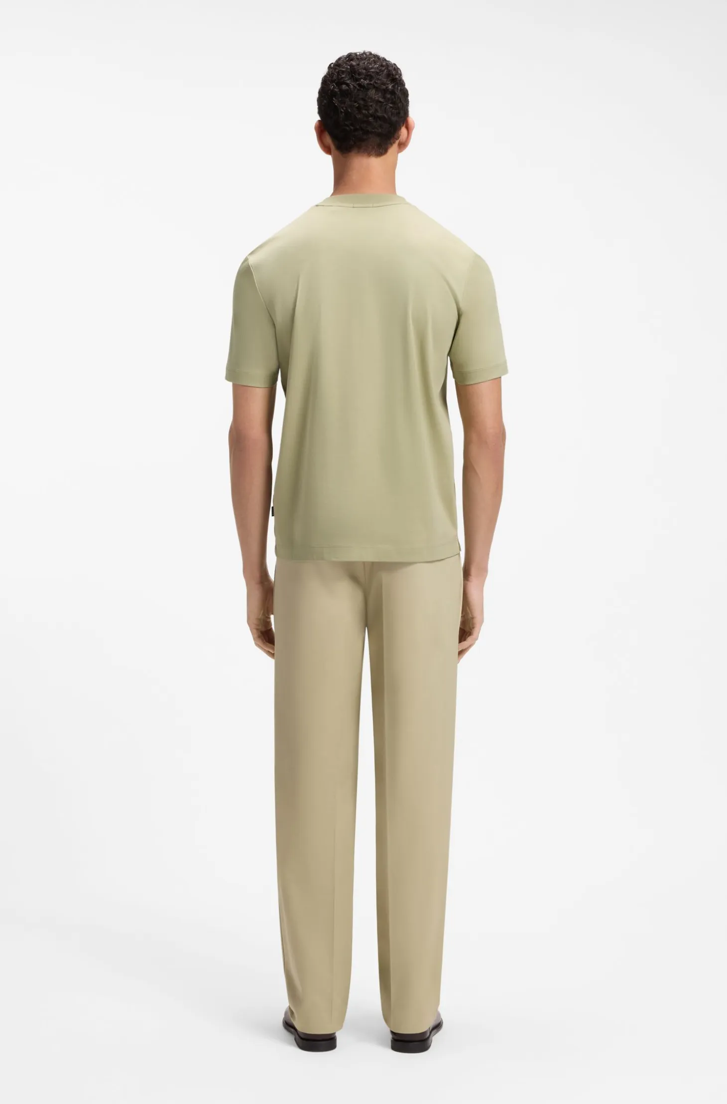 Cotton T-shirt with Double-B-monogram badge