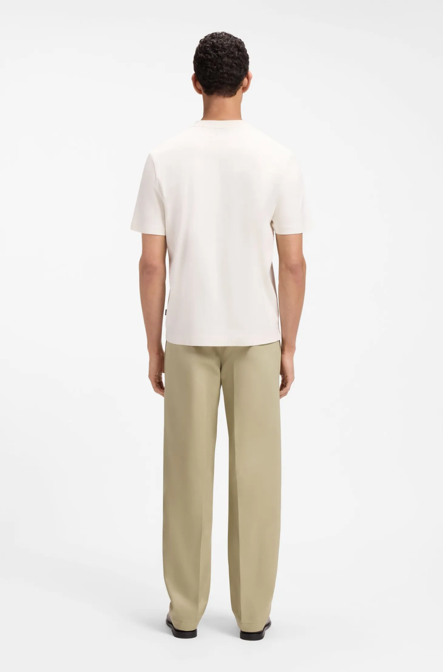 Cotton T-shirt with Double-B-monogram badge