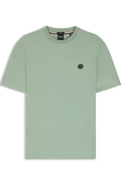 Cotton T-shirt with Double-B-monogram badge