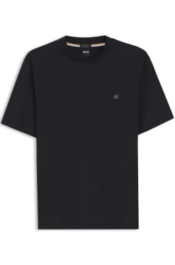 Cotton T-shirt with Double-B-monogram badge