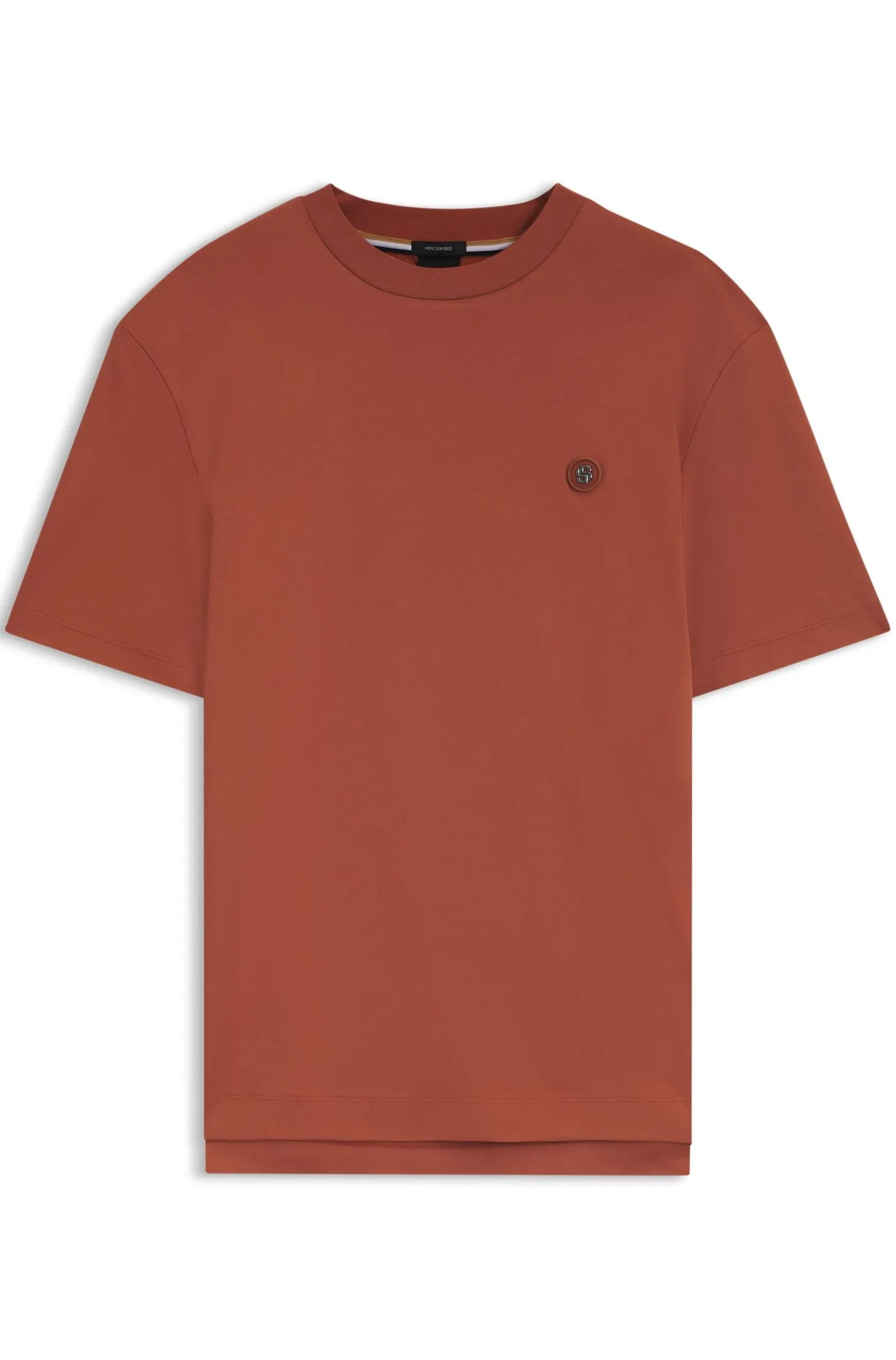Cotton T-shirt with Double-B-monogram badge