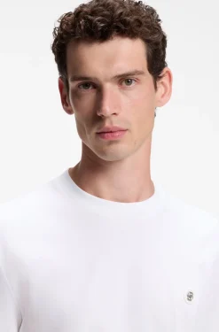 Cotton T-shirt with Double-B-monogram badge