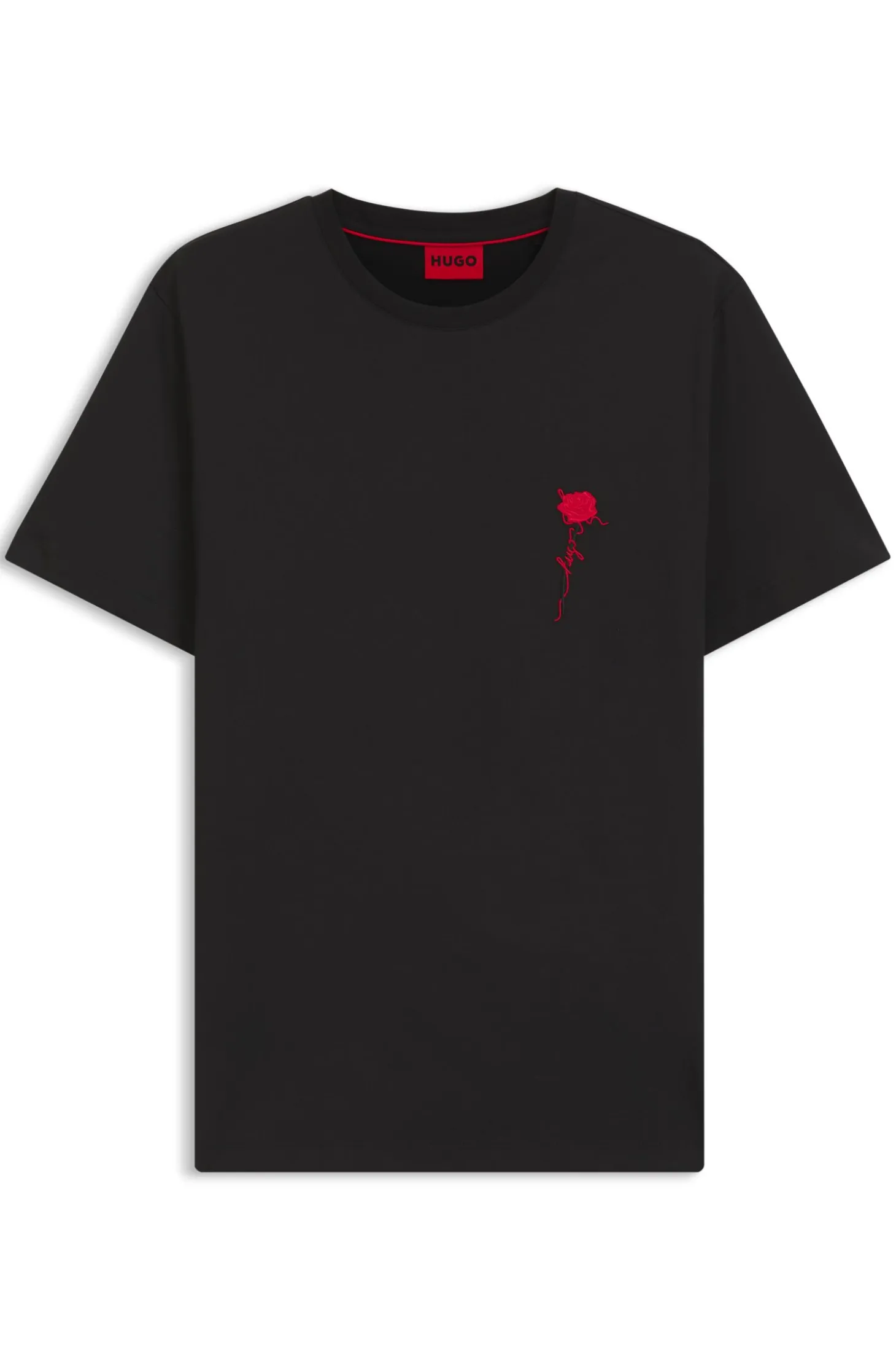 Cotton T-shirt with logo artwork