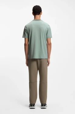 Cotton T-shirt with logo crew neck
