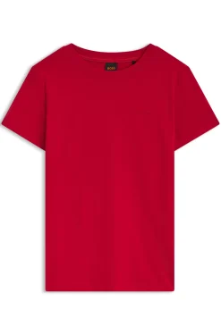 Cotton T-shirt with tonal chest logo