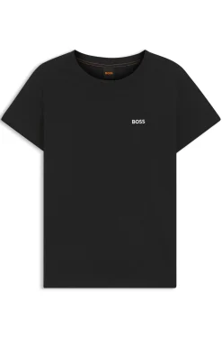 Cotton T-shirt with tonal chest logo