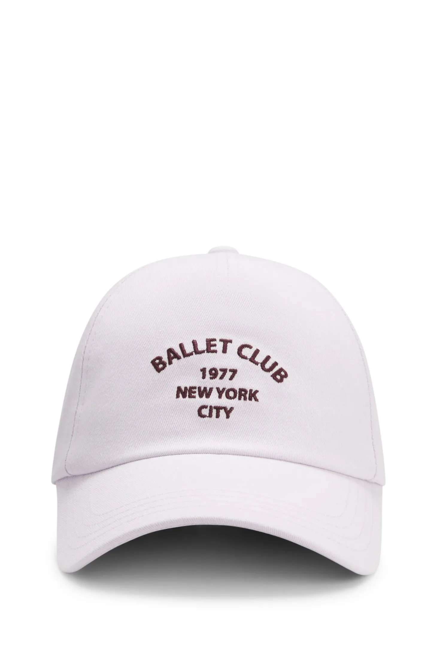 Cotton-twill cap with artwork