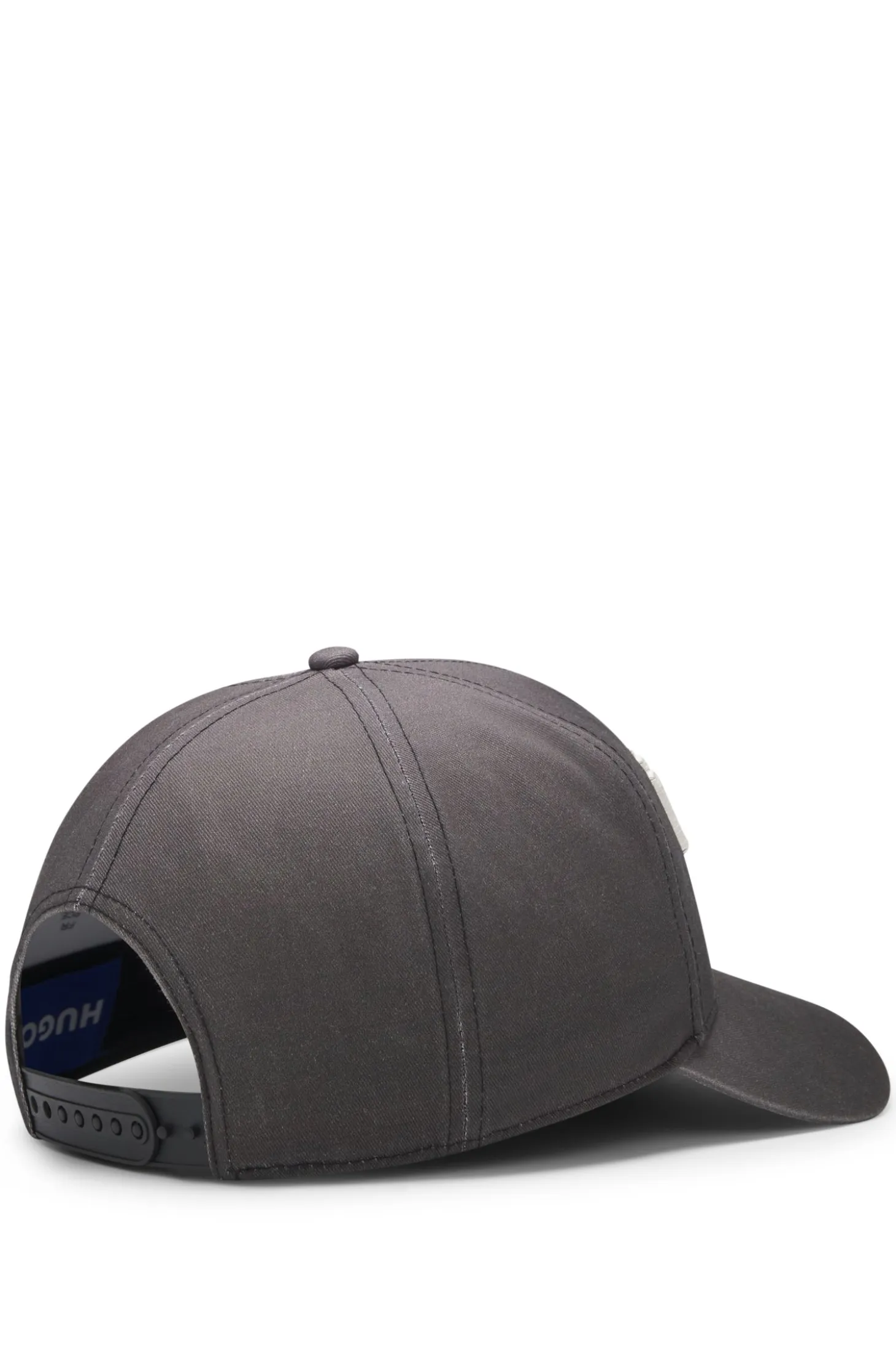 Cotton-twill cap with 3D embroidered logo