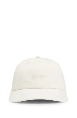 Cotton-twill cap with embroidered logo