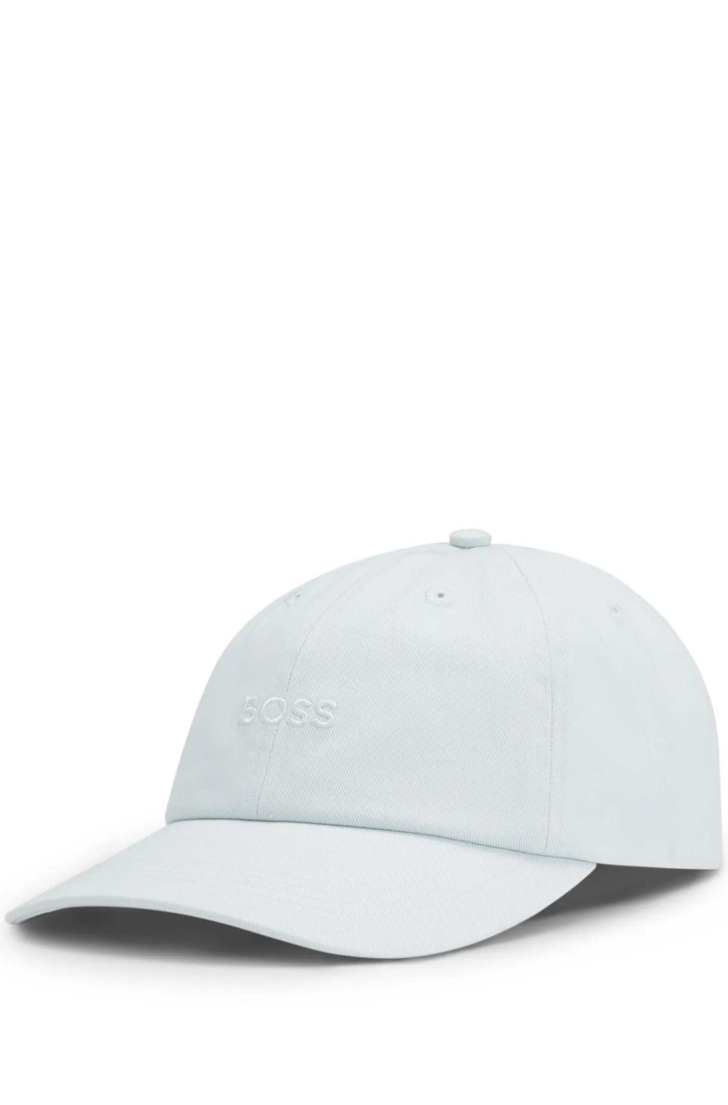 Cotton-twill cap with embroidered logo