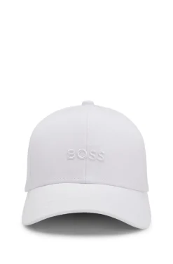 Cotton-twill cap with embroidered logo