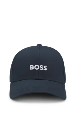 Cotton-twill cap with embroidered logo