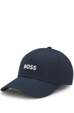 Cotton-twill cap with embroidered logo