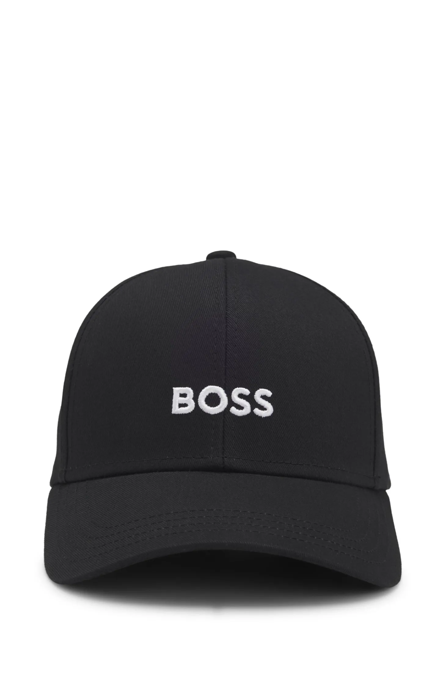 Cotton-twill cap with embroidered logo