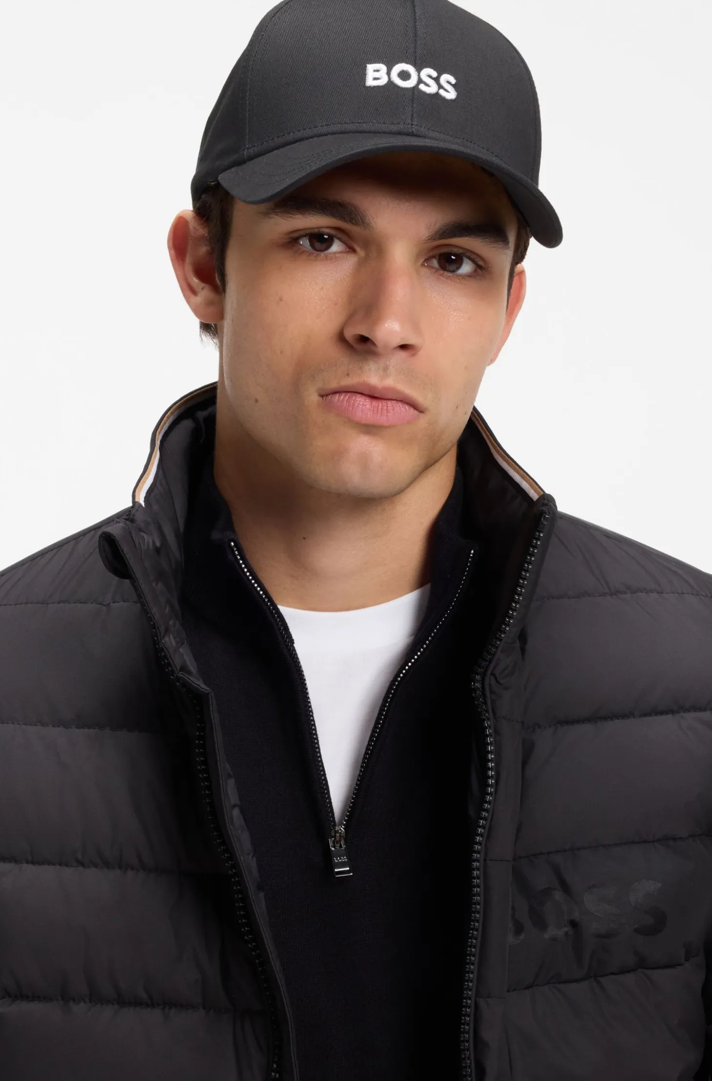 Cotton-twill cap with embroidered logo