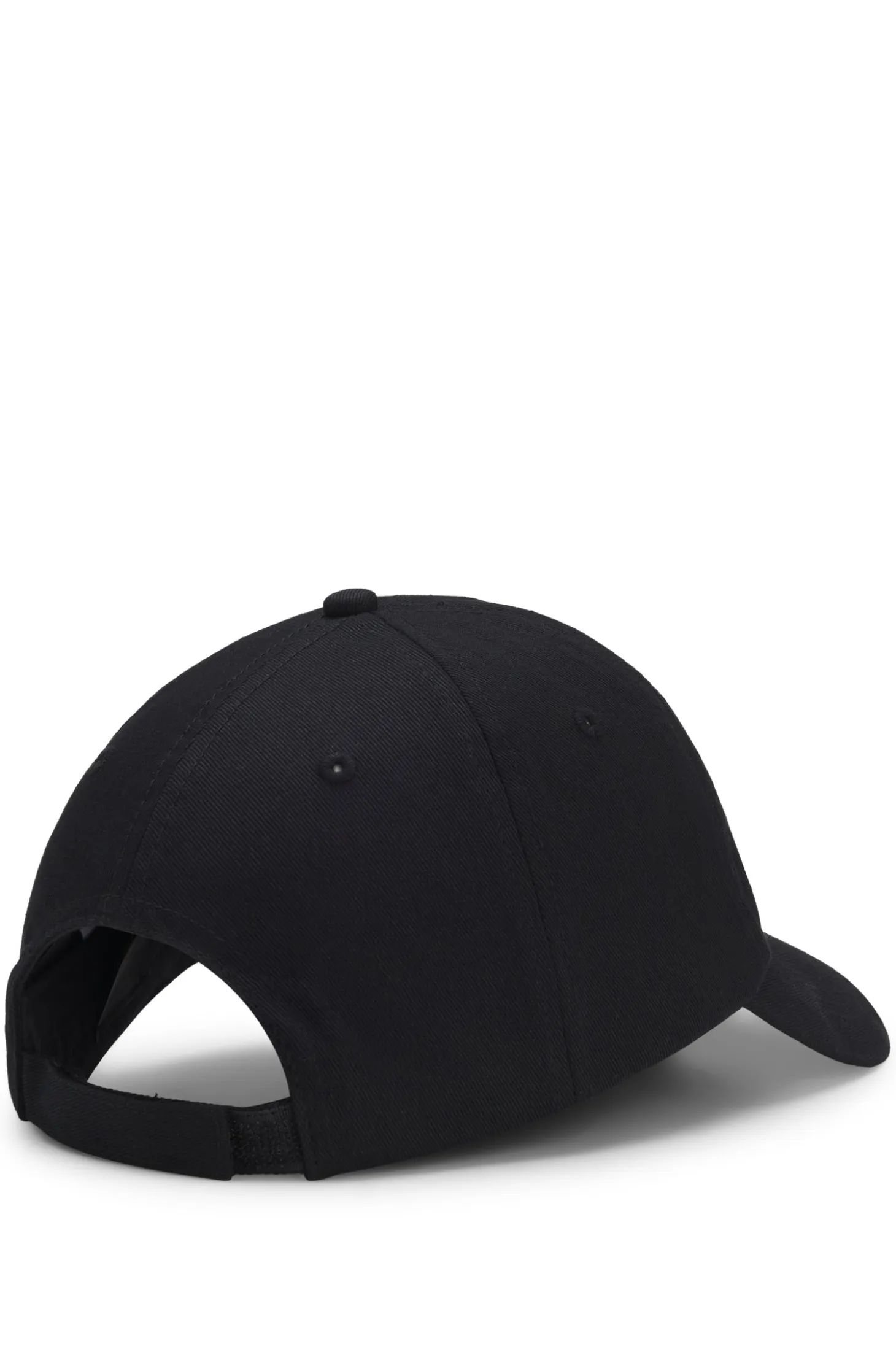 Cotton-twill cap with embroidered slogan
