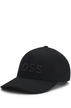 Cotton-twill cap with embroidered logo