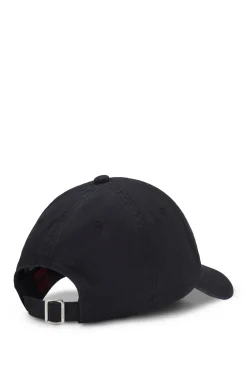 Cotton-twill cap with heart branding