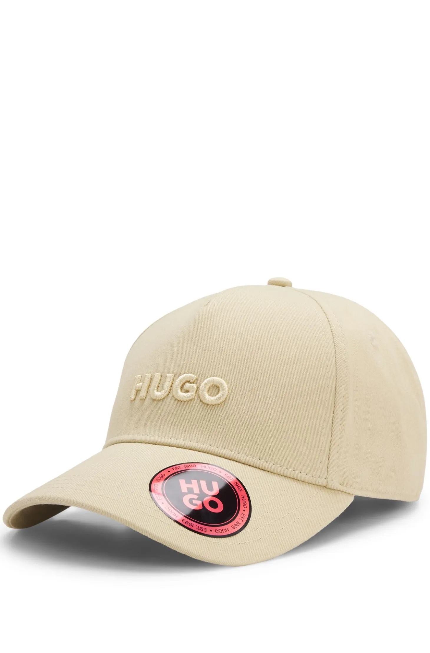 Cotton-twill cap with logo
