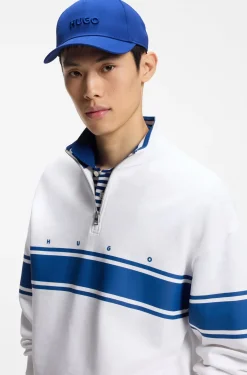 Cotton-twill cap with logo