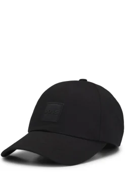 Cotton-twill cap with logo patch