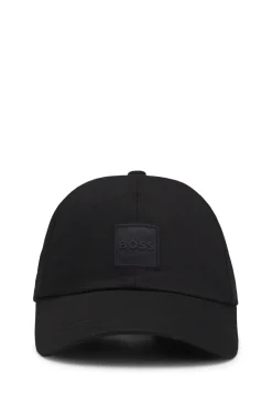 Cotton-twill cap with logo patch