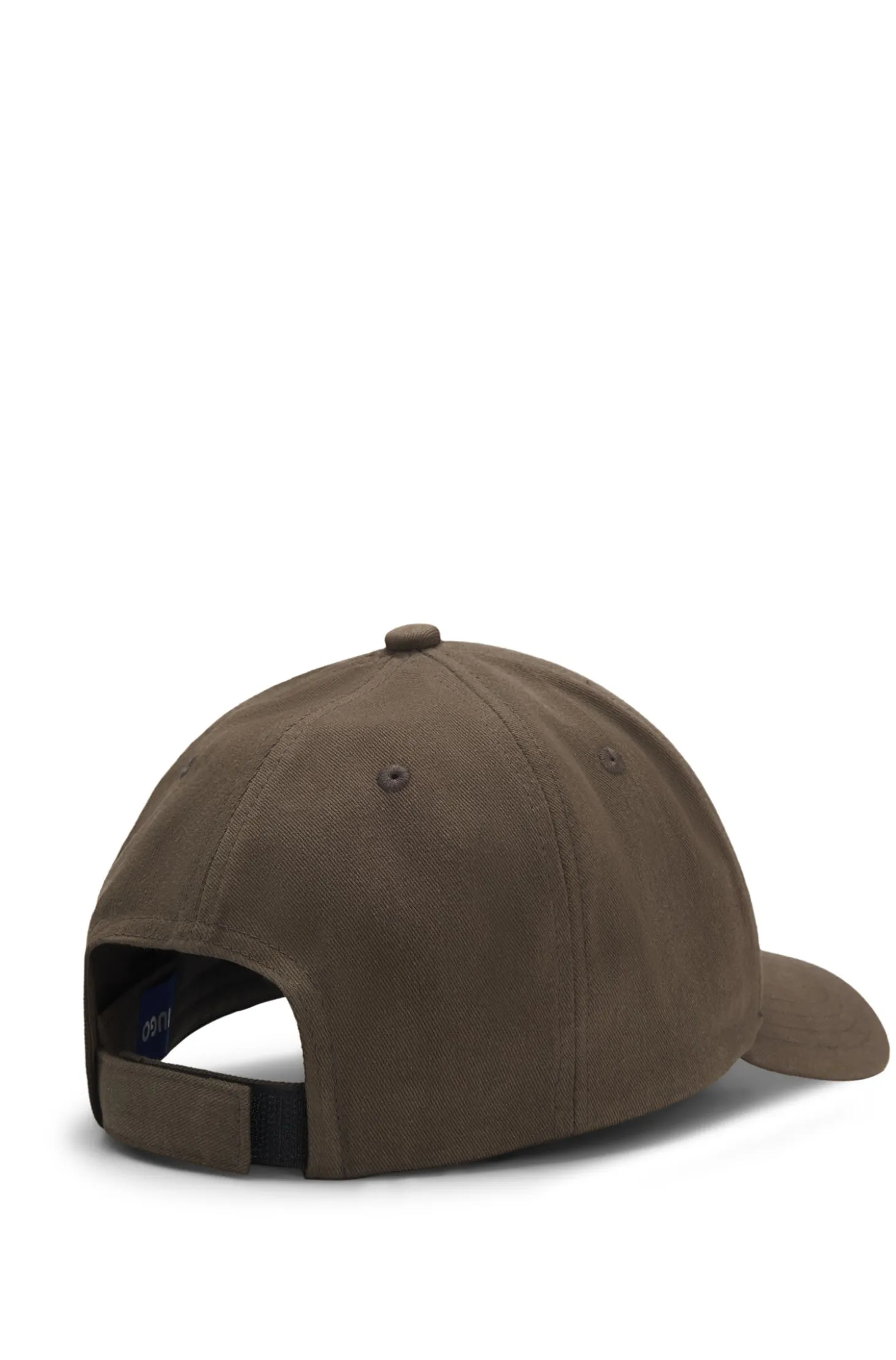 Cotton-twill cap with logo patch