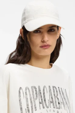 Cotton-twill cap with script logo