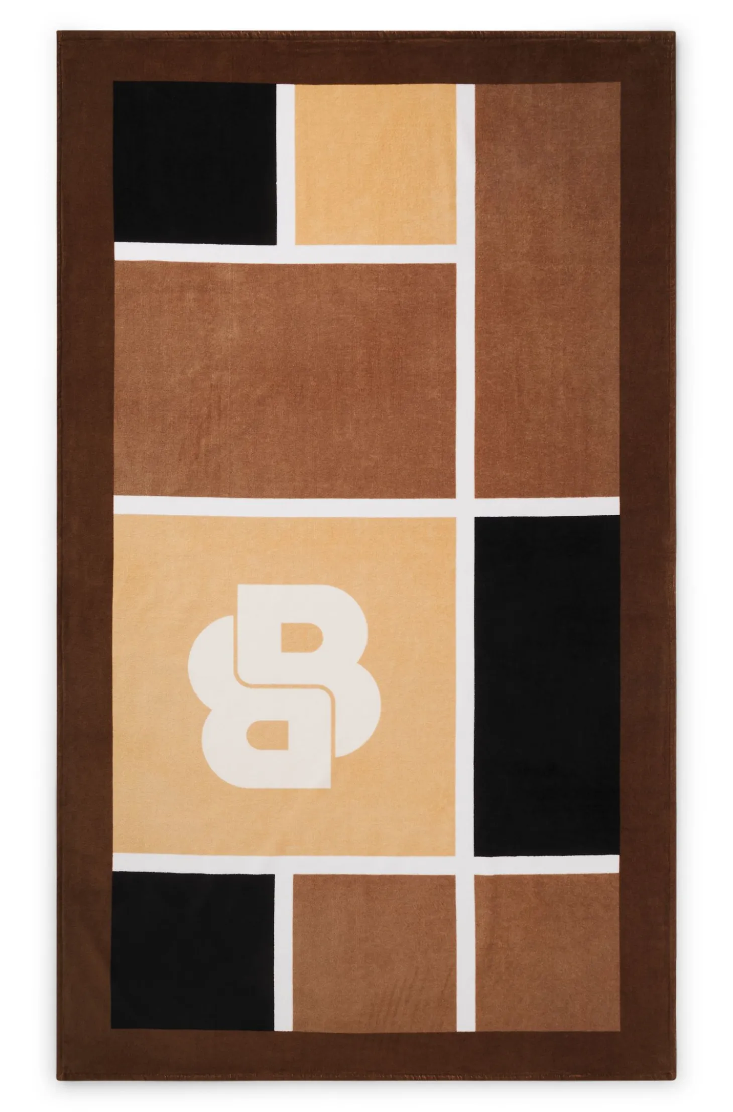 Cotton-velvet beach towel