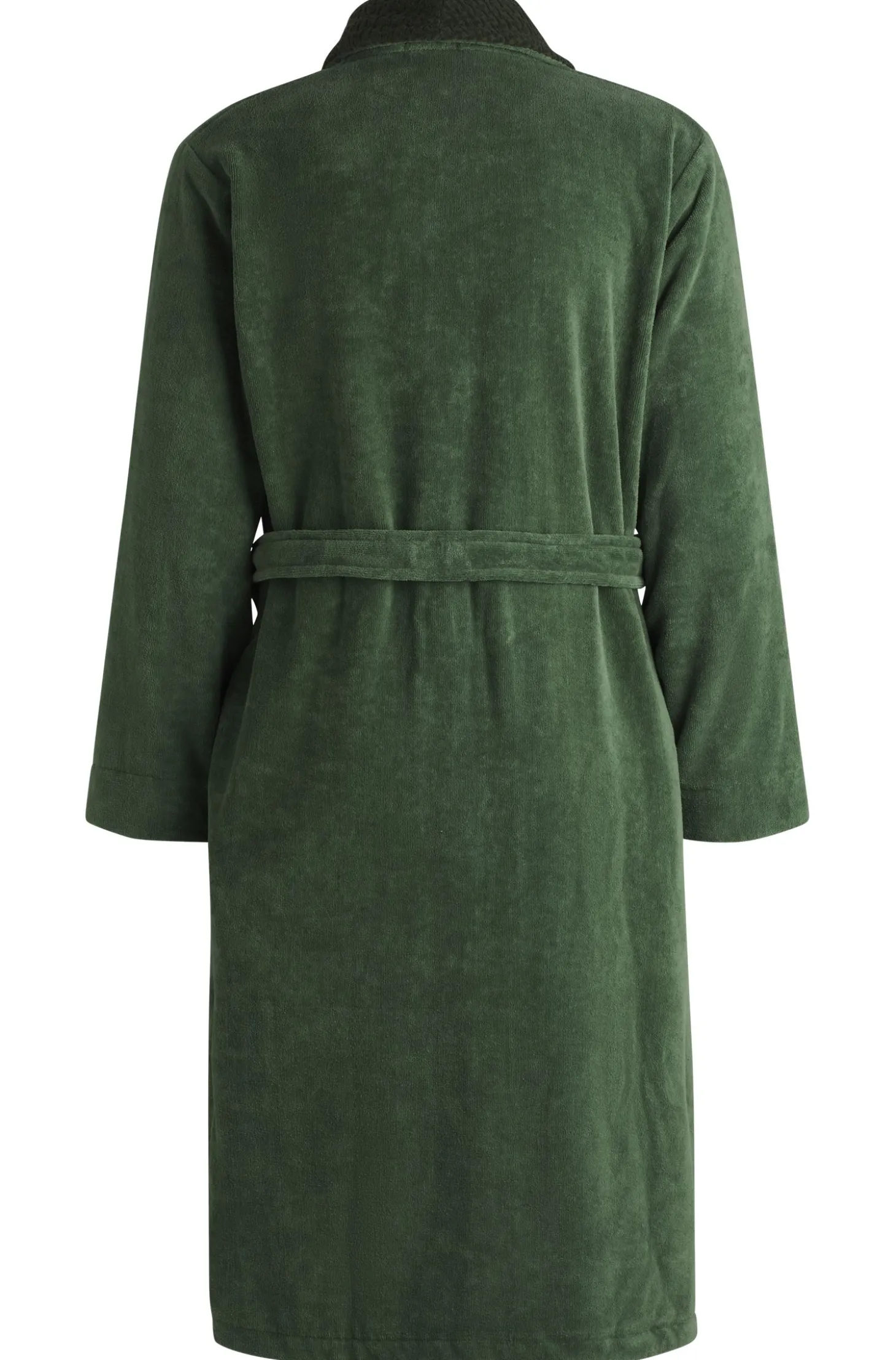 Cotton velvet dressing gown with Double B monogram