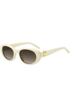 Cream-acetate sunglasses with Double B monogram