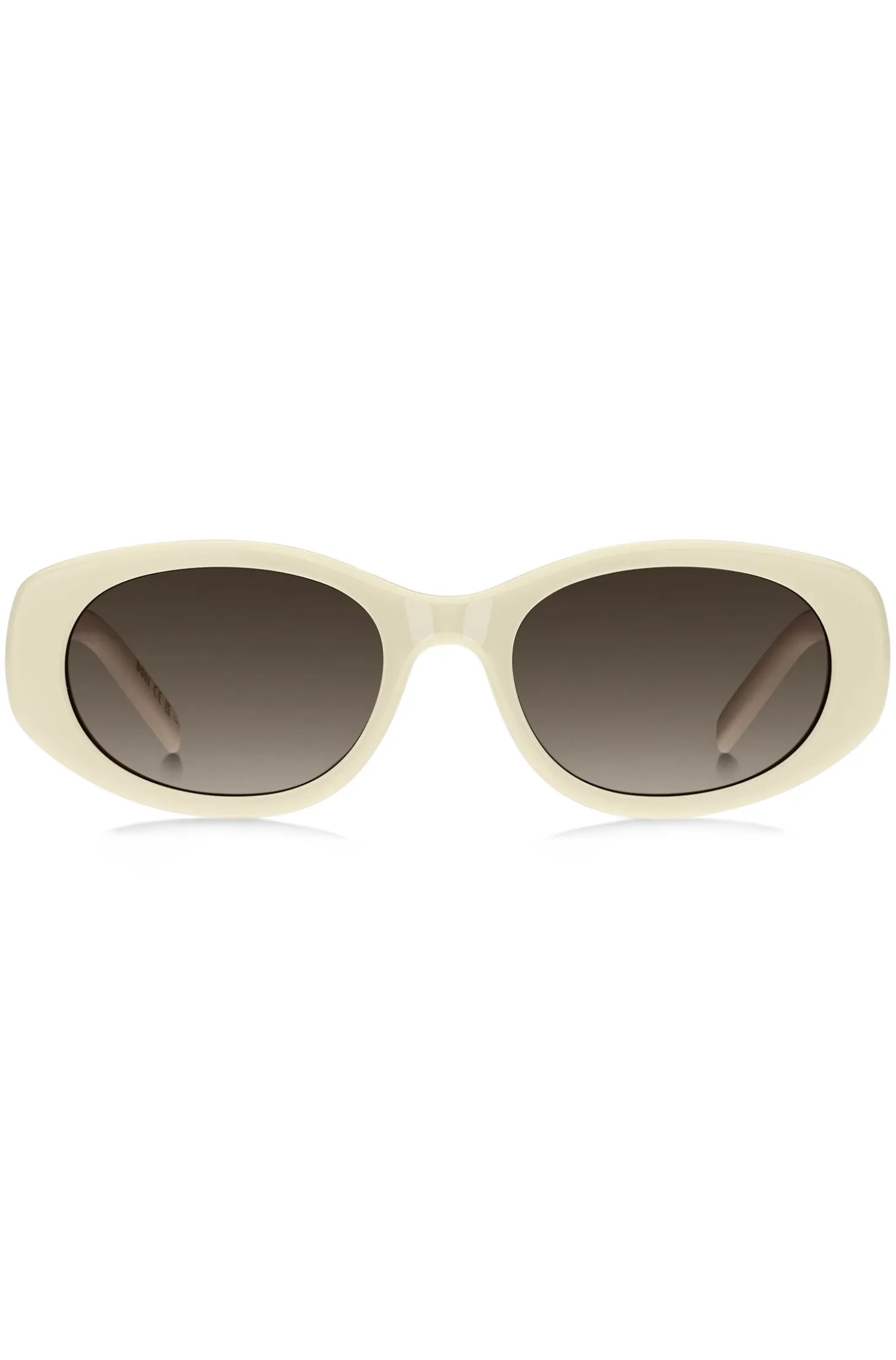 Cream-acetate sunglasses with Double B monogram