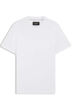 Crew-neck T-shirt in mercerised Supima cotton