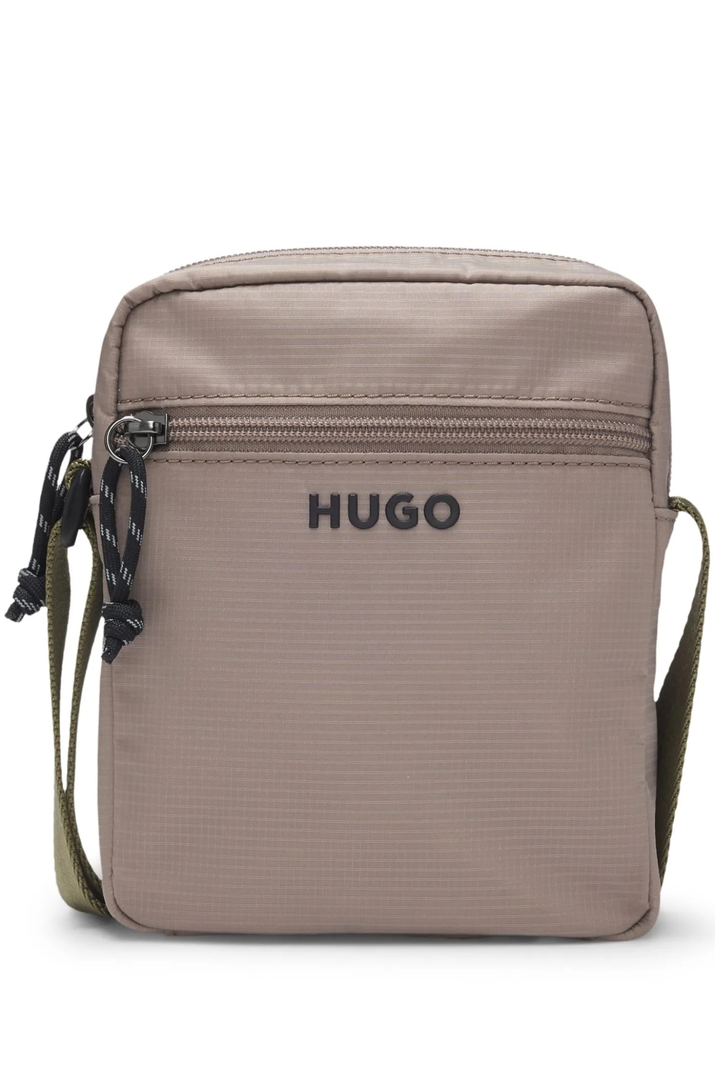 Crossbody bag with contrast logo