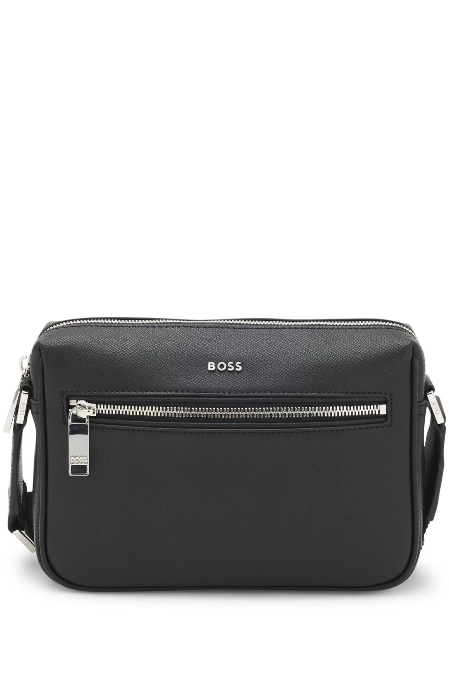 Crossbody bag with logo lettering