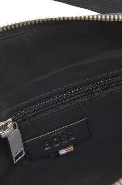 Crossbody bag with logo lettering