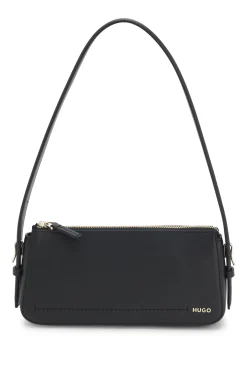 Crossbody bag with logo lettering
